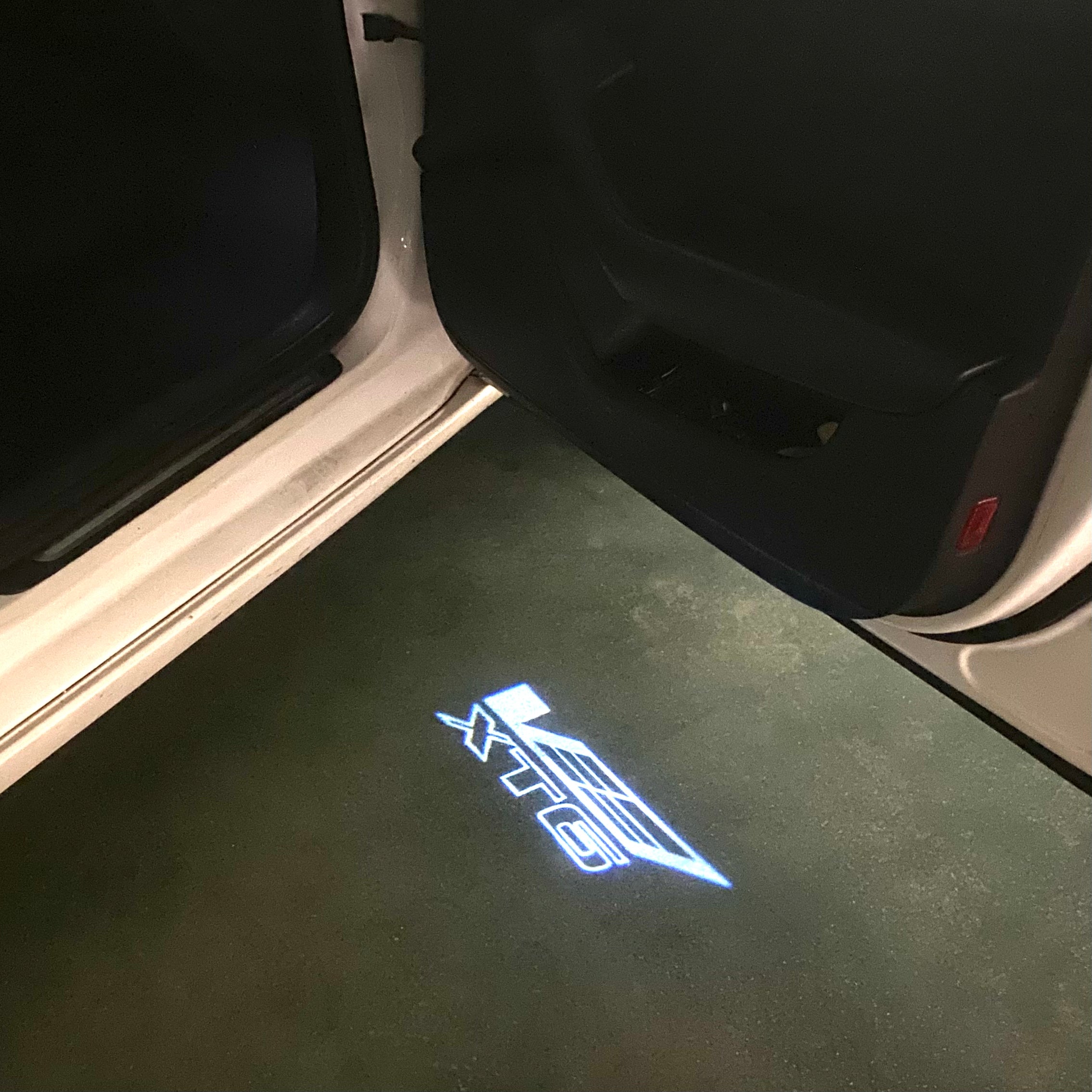 AUDI LOGO PROJECTOT LIGHTS Nr.19 (quantità 1 = 2 Logo Films /2 luci porta)
