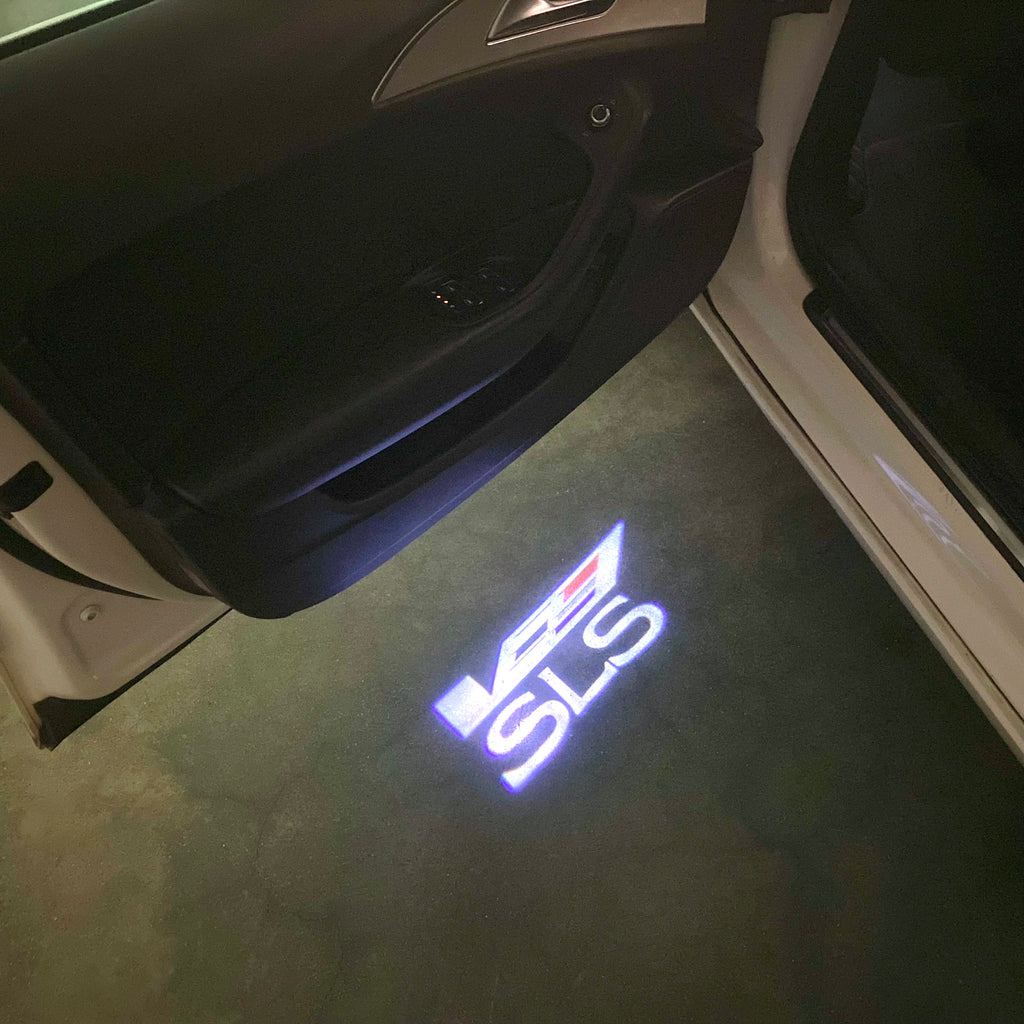 AUDI LOGO PROJECTOT LIGHTS Nr.19 (quantité 1 = 2 Logo Films /2 feux de porte)