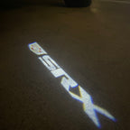 AUDI LOGO PROJECTOT LIGHTS Nr.19 (Menge 1 = 2 Logo Folien /2 Türleuchten)