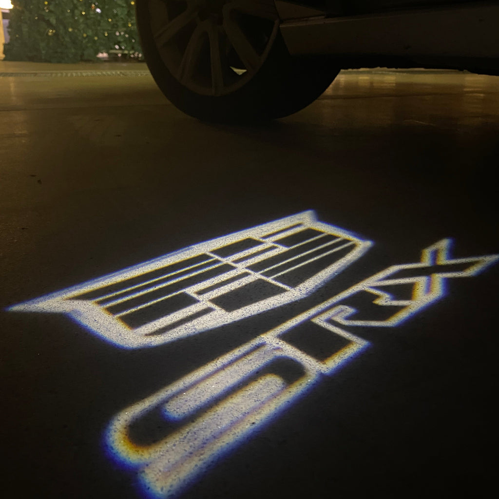 AUDI LOGO PROJECTOT LIGHTS Nr.19 (Menge 1 = 2 Logo Folien /2 Türleuchten)