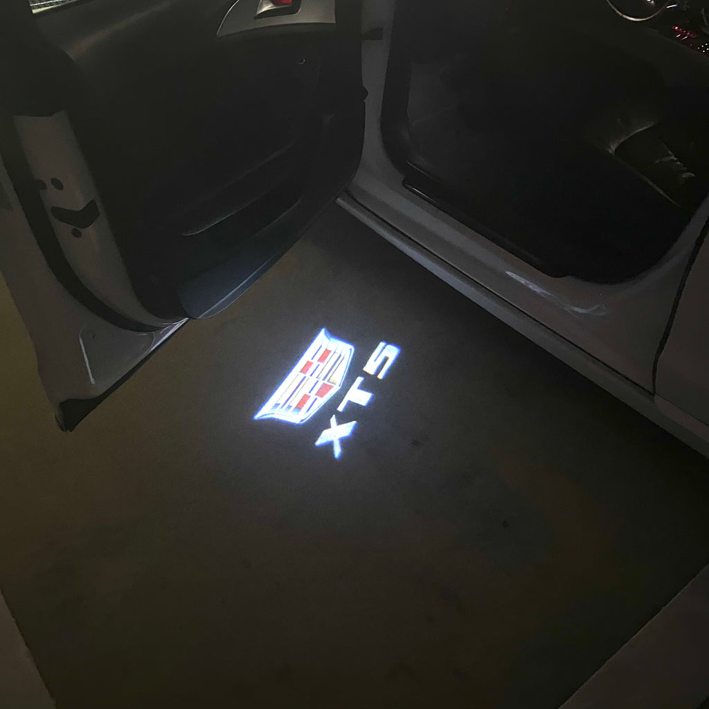 AUDI LOGO PROJECTOT LIGHTS Nr.19 (Menge 1 = 2 Logo Folien /2 Türleuchten)