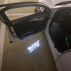 AUDI LOGO PROJECTOT LIGHTS Nr.19 (cantidad 1 = 2 películas con logotipo /2 luces de puerta)