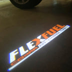 AUDI LOGO PROJECTOT LIGHTS Nr.19 (الكمية 1 = 2 Logo Films /2 أضواء الباب)