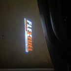 AUDI LOGO PROJECTOT LIGHTS Nr.19 (الكمية 1 = 2 Logo Films /2 أضواء الباب)