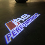 AUDI LOGO PROJECTOT LIGHTS Nr.120 (Menge 1 = 2 Logofolien /2 Türleuchten)