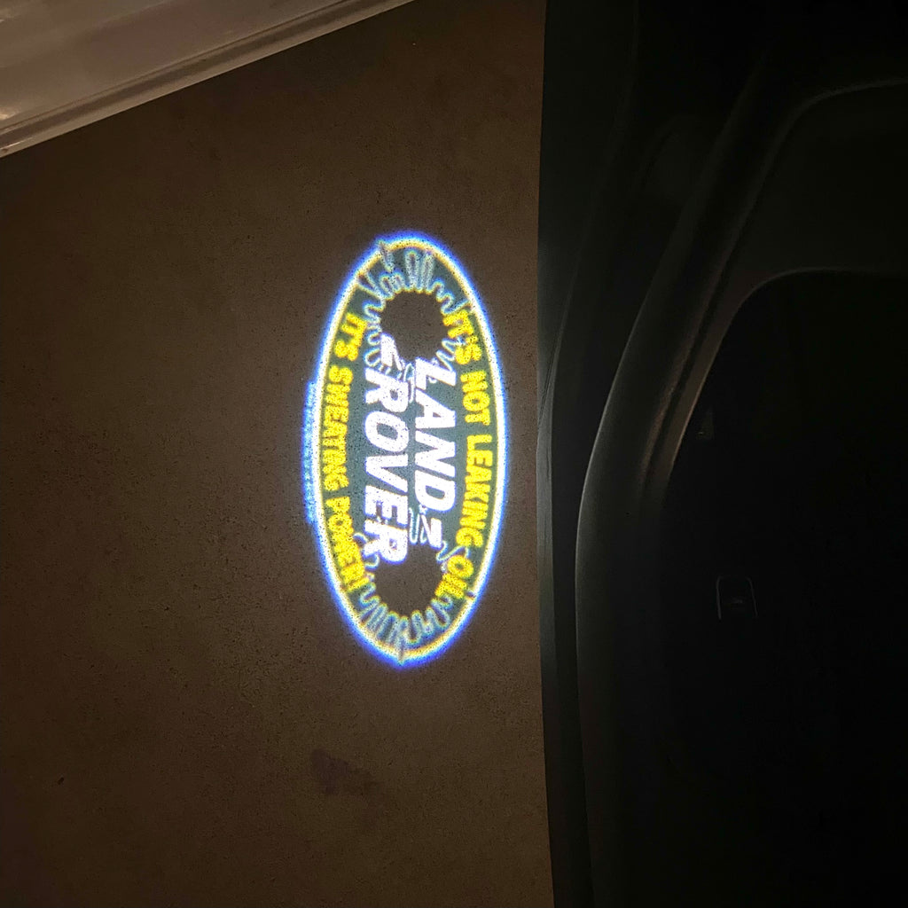 Land Rover LOGO PROJEKTORLEUCHTEN Nr.04 (Anzahl 1 = 1 Sätze / 2 Türleuchten)