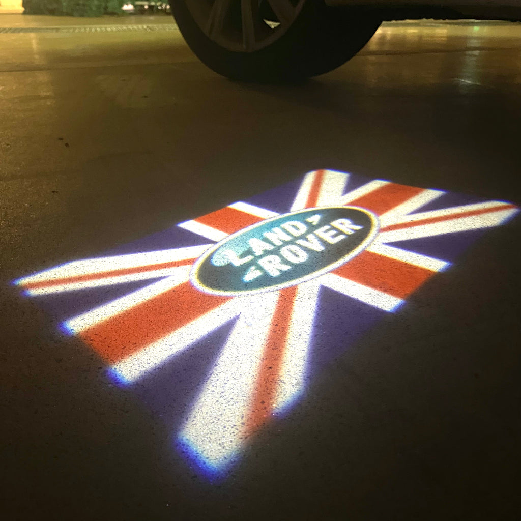 Land Rover LOGO PROJEKTORLEUCHTEN Nr.04 (Anzahl 1 = 1 Sätze / 2 Türleuchten)