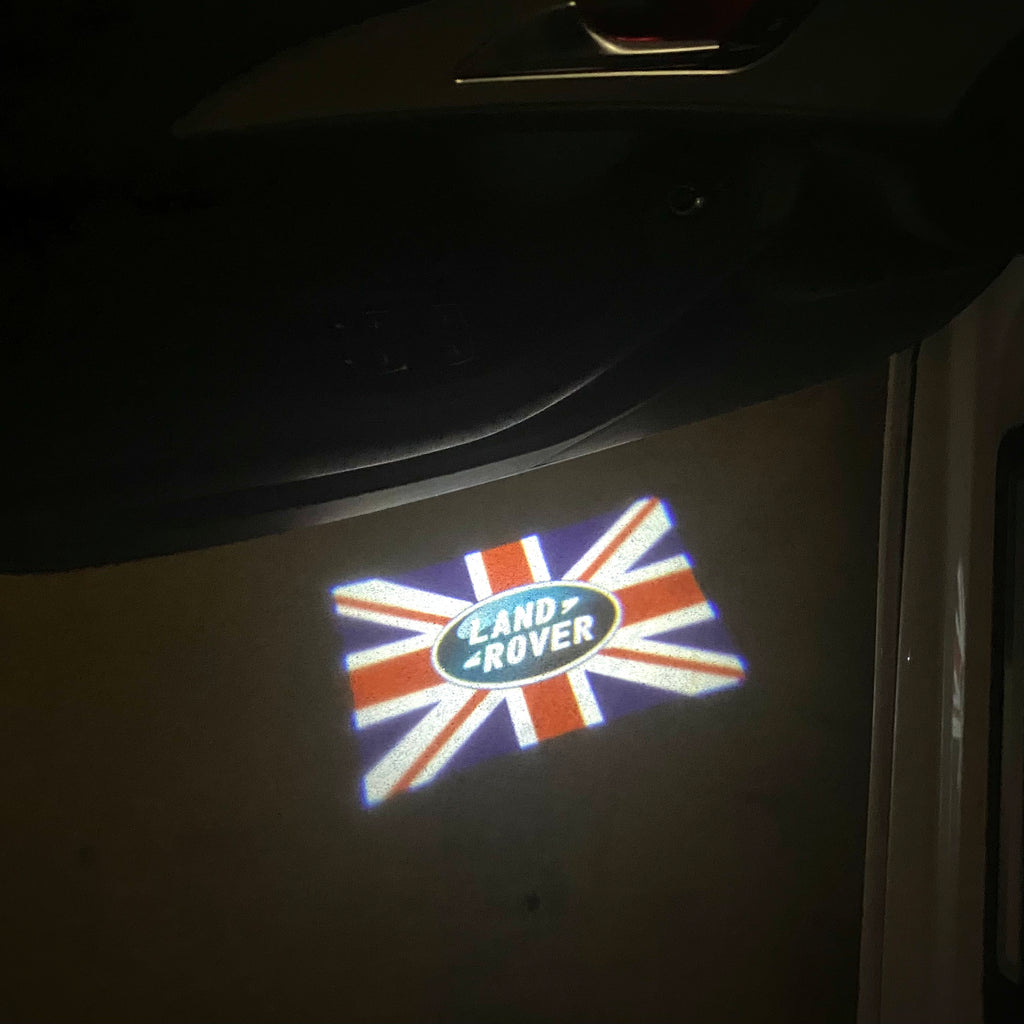 Land Rover LOGO PROJEKTORLEUCHTEN Nr.04 (Anzahl 1 = 1 Sätze / 2 Türleuchten)