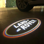 LUCES DE PROYECTOR CON LOGO Land Rover Nr.04 (cantidad 1 = 1 juegos / 2 luces de puerta)