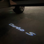 PORSCHE Original LOGO PROJECTOR LIGHTS Nr.03 (Menge 1 = 2 Logo Film / 2 Türlichter)
