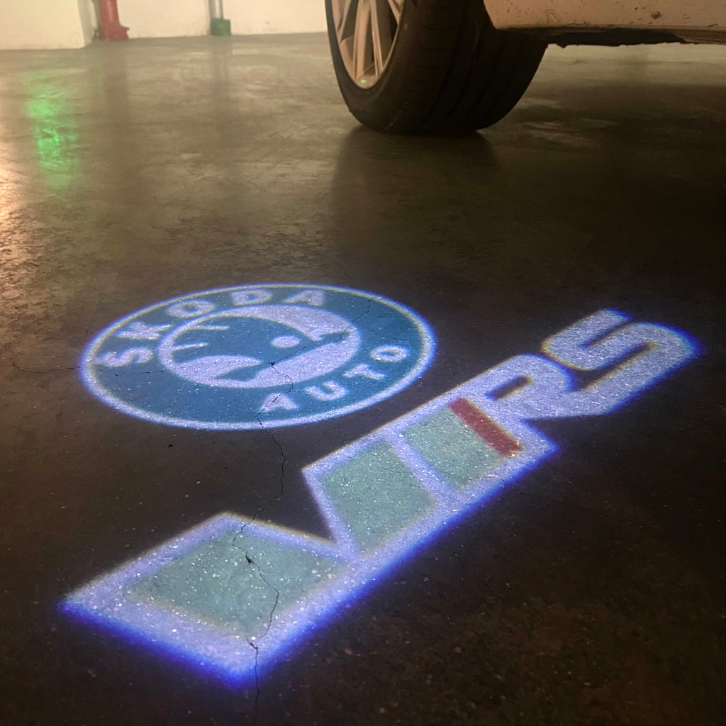 No 21 Skoda VRS sign Light (qty. 1 = 2 sign film / 2 Door Lights)