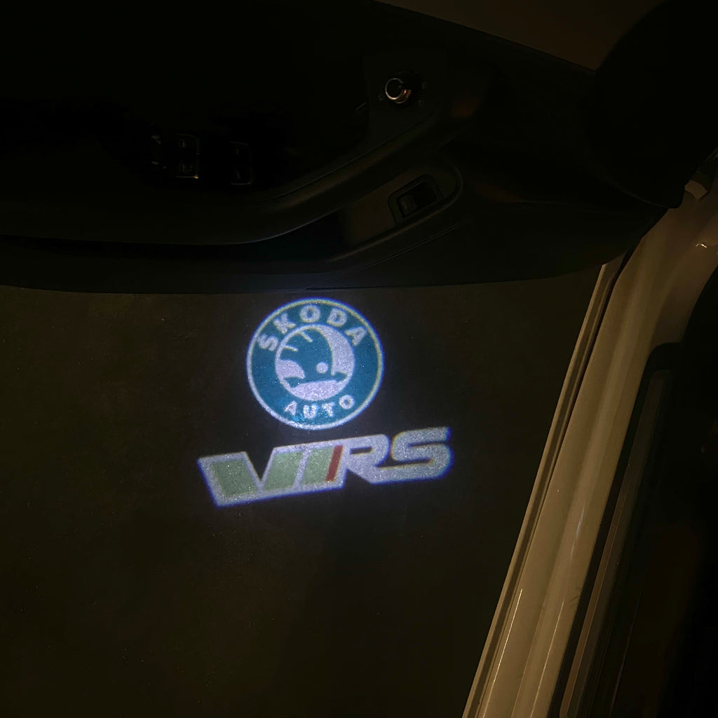 No 21 Skoda VRS sign Light (qty. 1 = 2 sign film / 2 Door Lights)