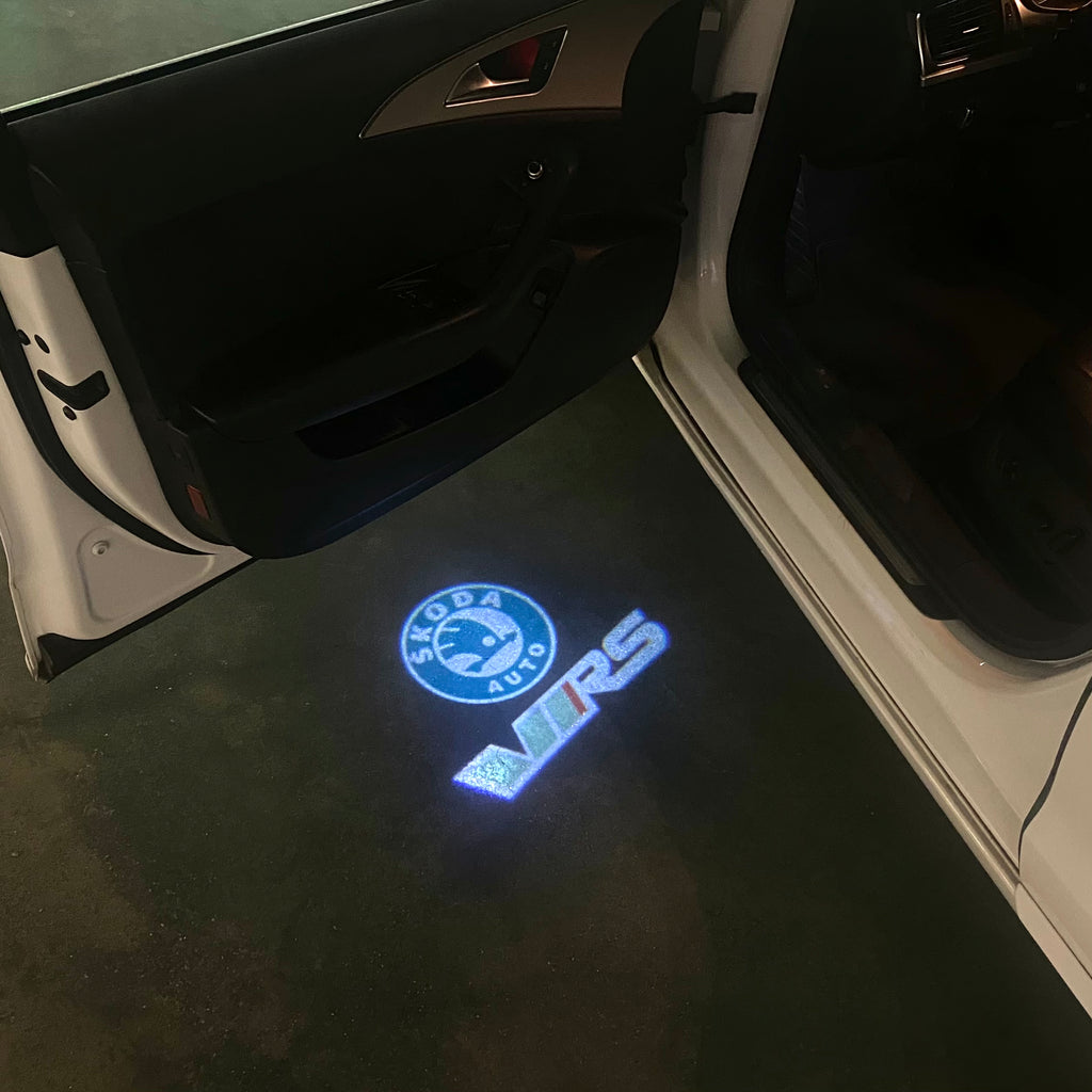 No 21 Skoda VRS sign Light (qty. 1 = 2 sign film / 2 Door Lights)