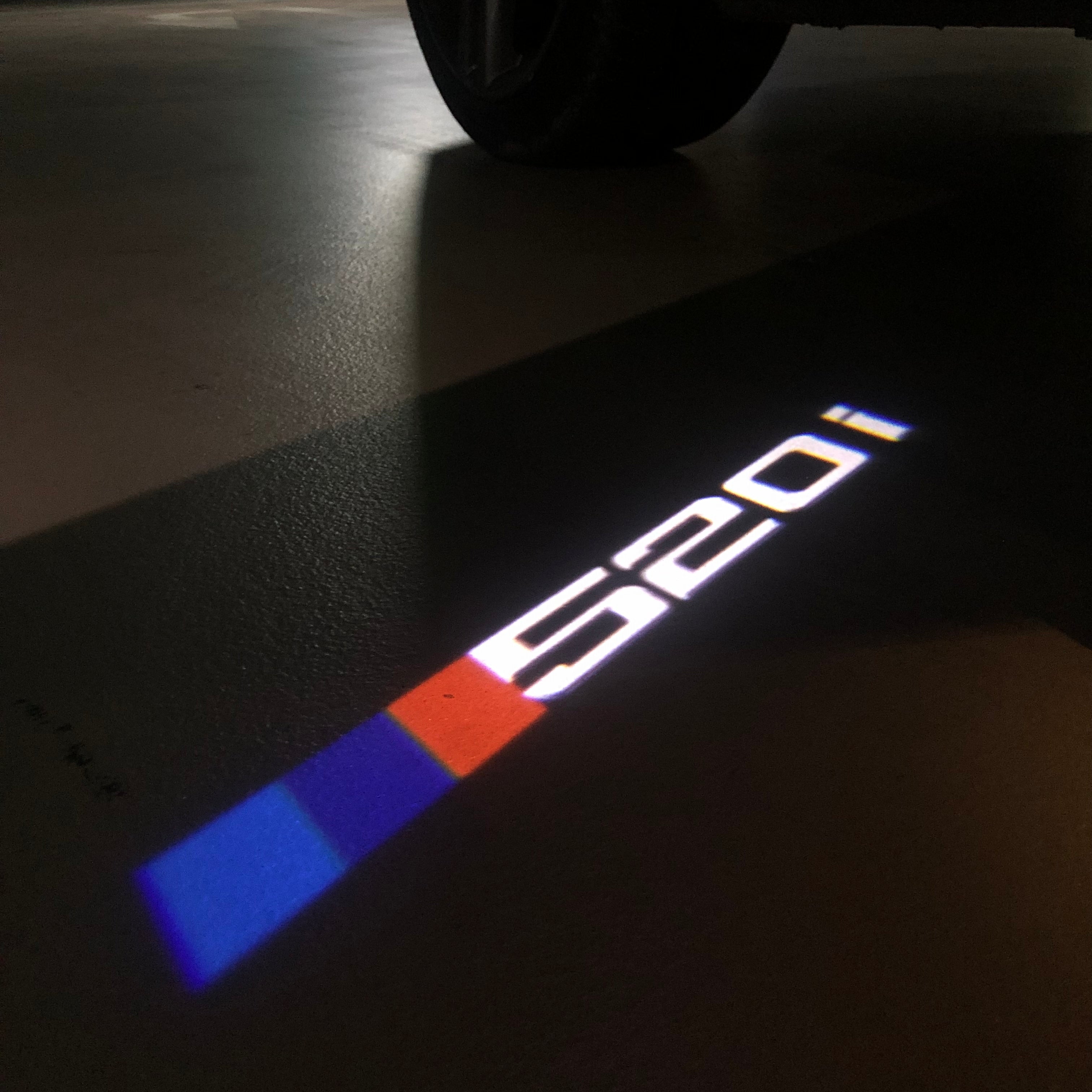 BMW M3 LOGO PROJECTOT LIGHTS Nr.24 (quantità 1 = 1 set/2 luci porta)