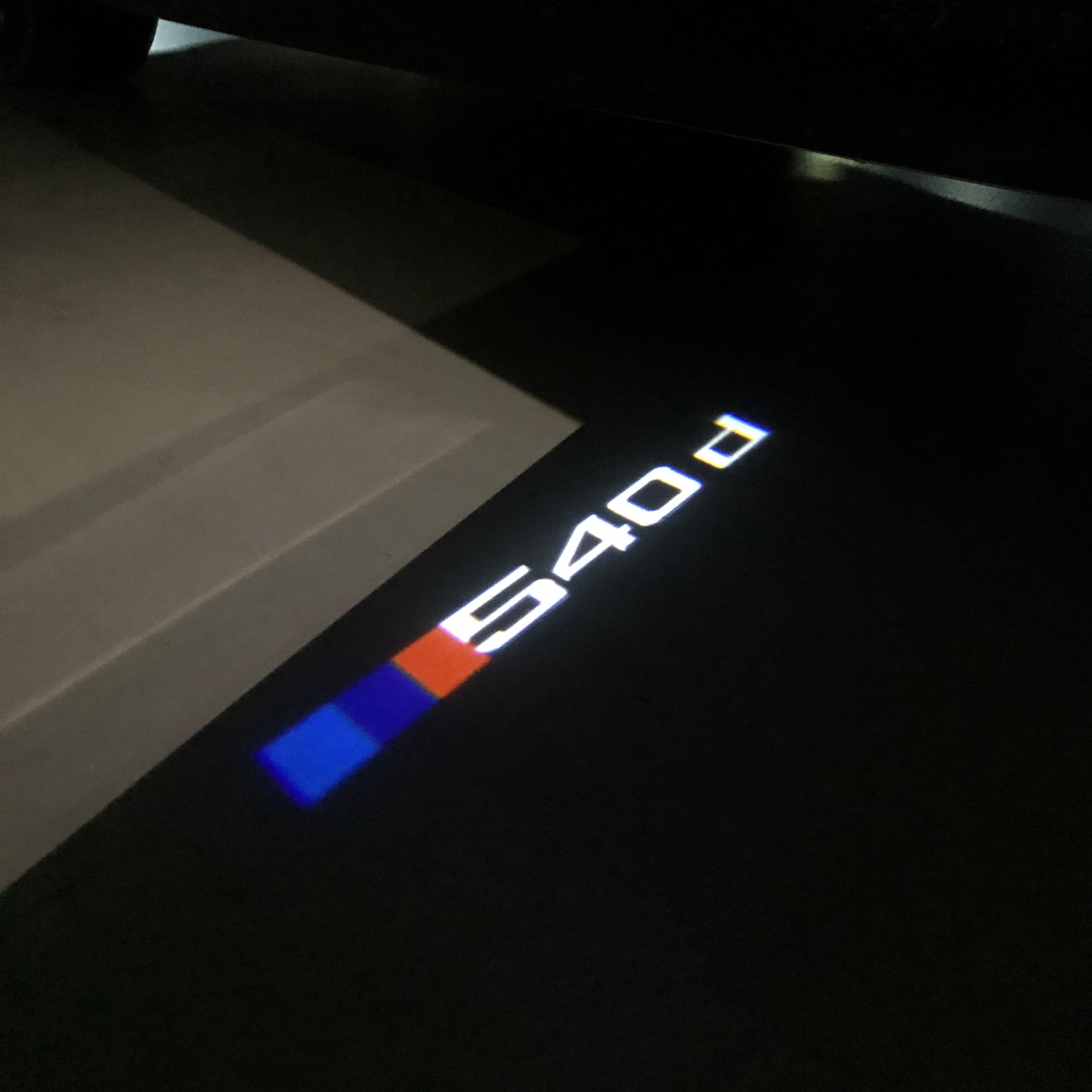 BMW M3 LOGO PROJECTOT LIGHTS Nr.24 (quantità 1 = 1 set/2 luci porta)