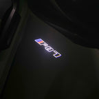 ÉCLAIRAGE DE PROJECTEUR BMW M3 LOGO Nr.24 (quantité 1 = 1 jeux / 2 feux de porte)
