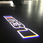BMW M3 LOGO PROJECTOR LIGHTS Nr.24 (الكمية 1 = 1 مجموعة / 2 أضواء باب)