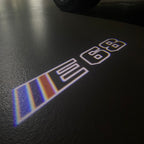 ÉCLAIRAGE DE PROJECTEUR BMW M3 LOGO Nr.24 (quantité 1 = 1 jeux / 2 feux de porte)