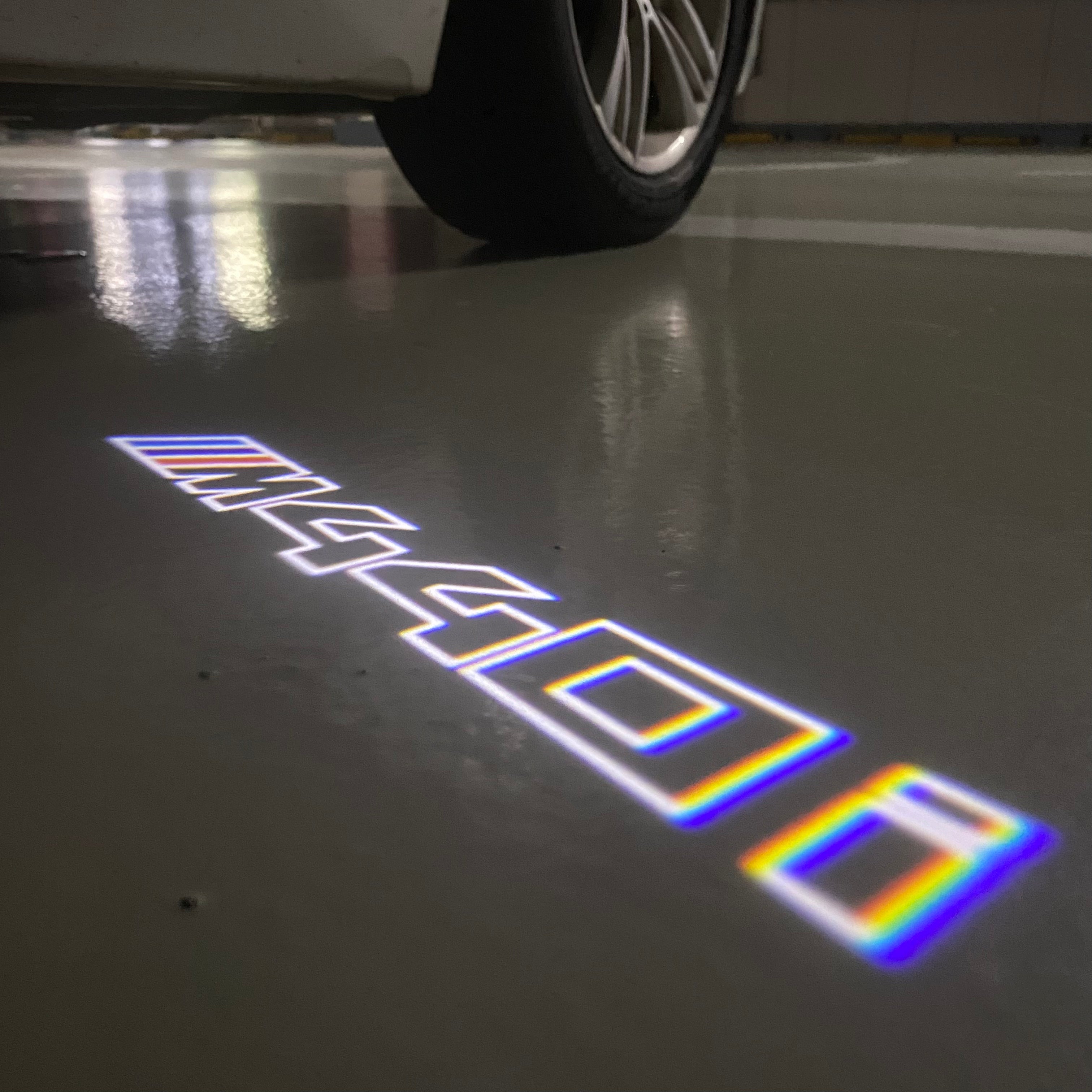 BMW M3 LOGO PROJECTOT LIGHTS Nr.24 (quantità 1 = 1 set/2 luci porta)