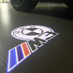 BMW M3 LOGO PROJECTOR LIGHTS Nr.24 (الكمية 1 = 1 مجموعة / 2 أضواء باب)