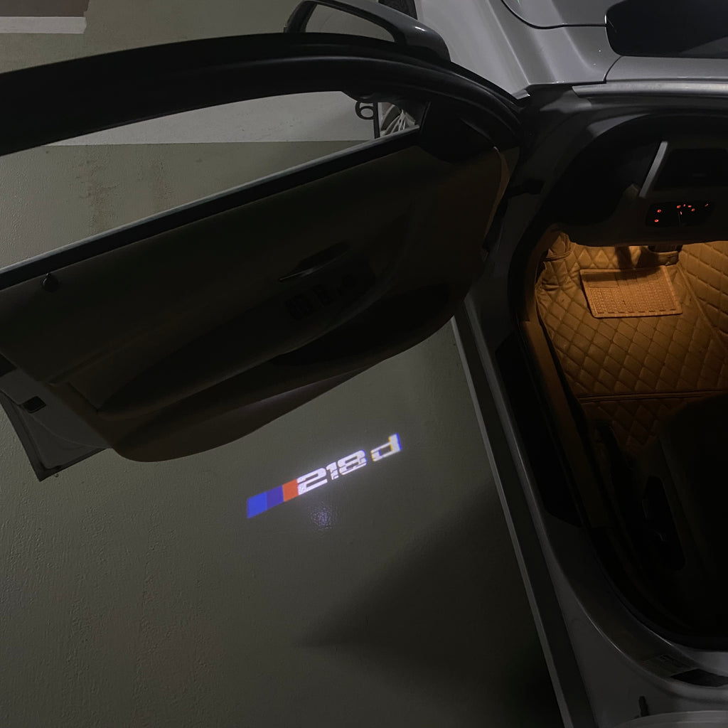 BMW M3 LOGO PROJECTOT LIGHTS Nr.24 (Menge 1 = 1 Sets/2 Türleuchten)