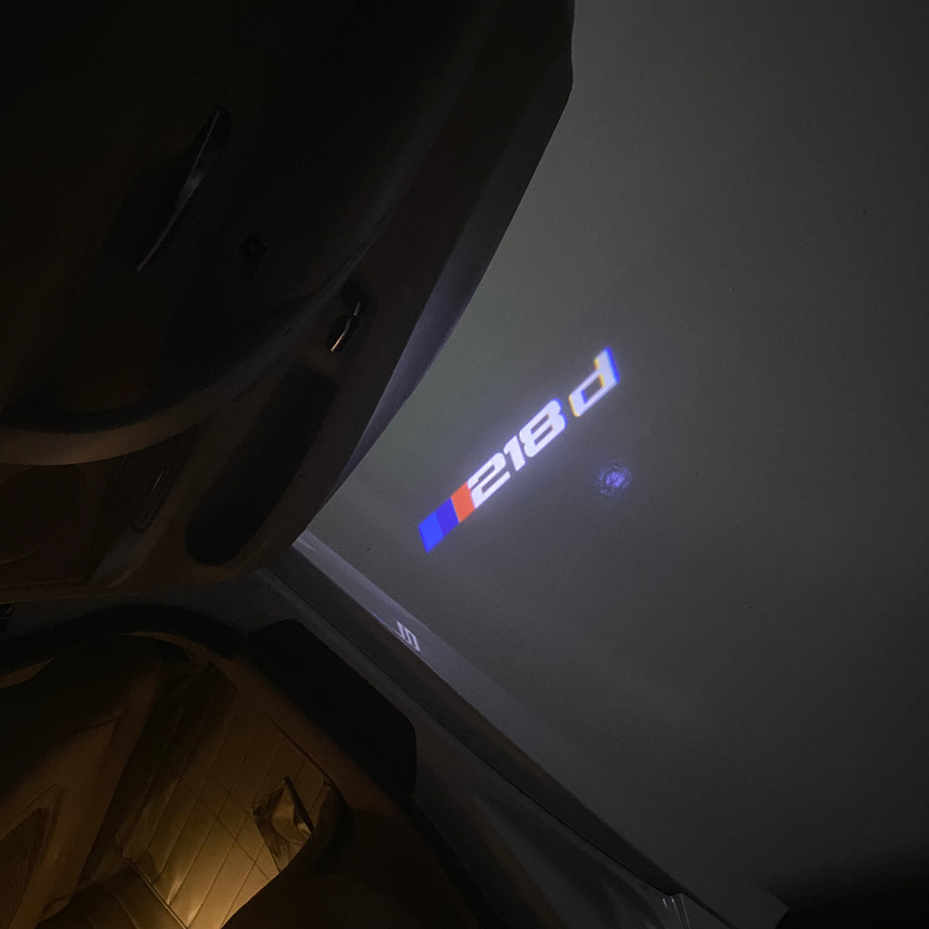 BMW M3 LOGO PROJECTOT LIGHTS Nr.24 (Menge 1 = 1 Sets/2 Türleuchten)