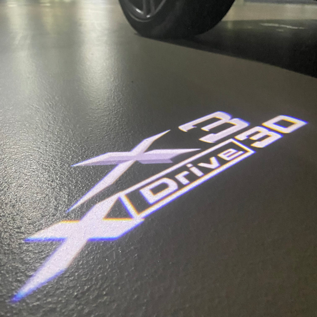 ÉCLAIRAGE DE PROJECTEUR BMW M3 LOGO Nr.24 (quantité 1 = 1 jeux / 2 feux de porte)