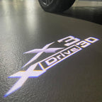 ÉCLAIRAGE DE PROJECTEUR BMW M3 LOGO Nr.24 (quantité 1 = 1 jeux / 2 feux de porte)