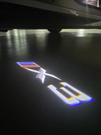 BMW M3 LOGO PROJECTOT LIGHTS Nr.24 (Menge 1 = 1 Sets/2 Türleuchten)