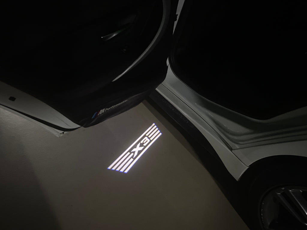 BMW M3 LOGO PROJECTOT LIGHTS Nr.24 (Menge 1 = 1 Sets/2 Türleuchten)