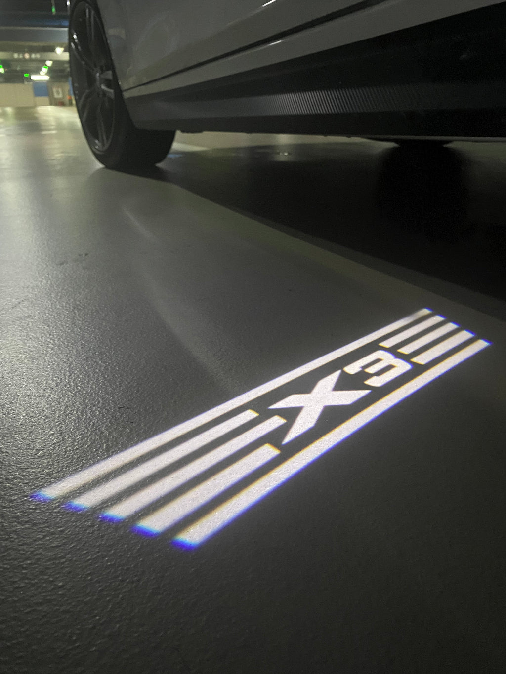 BMW M3 LOGO PROJECTOT LIGHTS Nr.24 (Menge 1 = 1 Sets/2 Türleuchten)