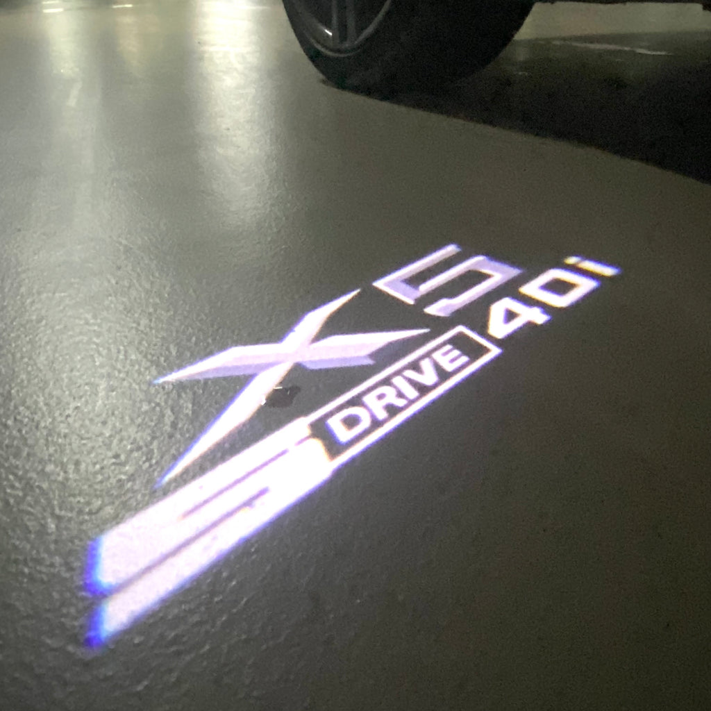 BMW X5  S drive 40i LOGO PROJECTOT LIGHTS (quantity 1 = 1 sets/2 door lights) Nr.6024q0t047