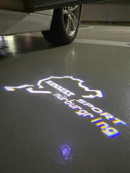 LUCES ABT LOGO PROJECROTR Nr.123 (cantidad 1 = 2 película con logotipo y 2 luces de puerta)