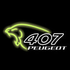 PEUGEOT 407  LOGO PROJECTOT LIGHTS (quantity 1 = 1 sets/2 door lights) Nr.6024q32