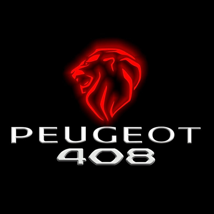 PEUGEOT  408  LOGO PROJECTOT LIGHTS (quantity 1 = 1 sets/2 door lights) Nr.6024q42