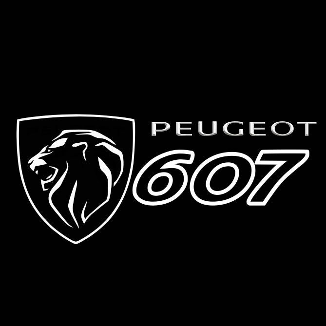 PEUGEOT 607  LOGO PROJECTOT LIGHTS (quantity 1 = 1 sets/2 door lights) Nr.6024q49