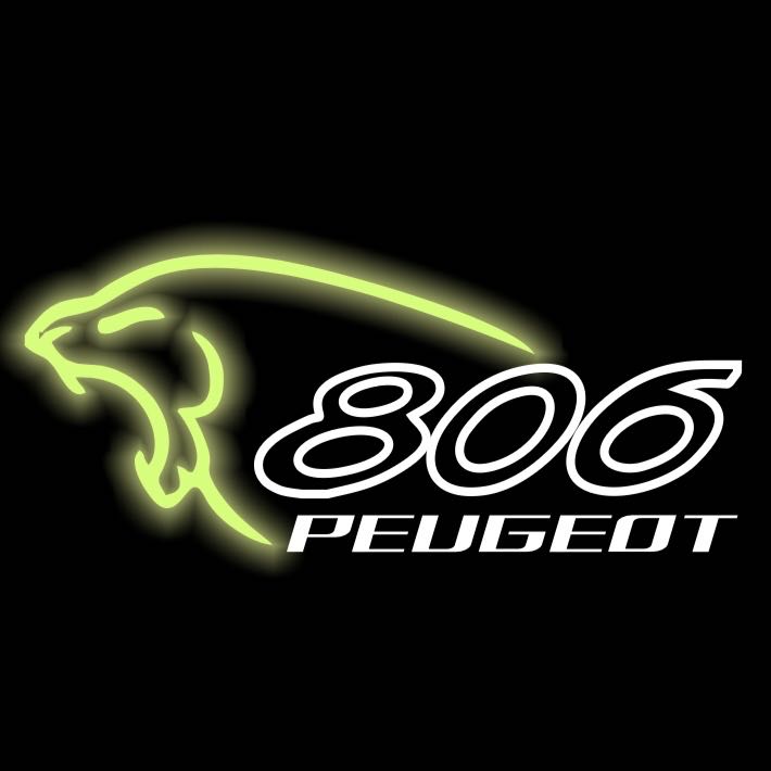PEUGEOT 806  LOGO PROJECTOT LIGHTS (quantity 1 = 1 sets/2 door lights) Nr.6024q57