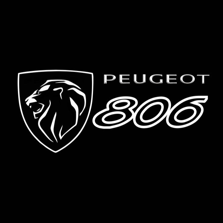 PEUGEOT 806  LOGO PROJECTOT LIGHTS (quantity 1 = 1 sets/2 door lights) Nr.6024q56