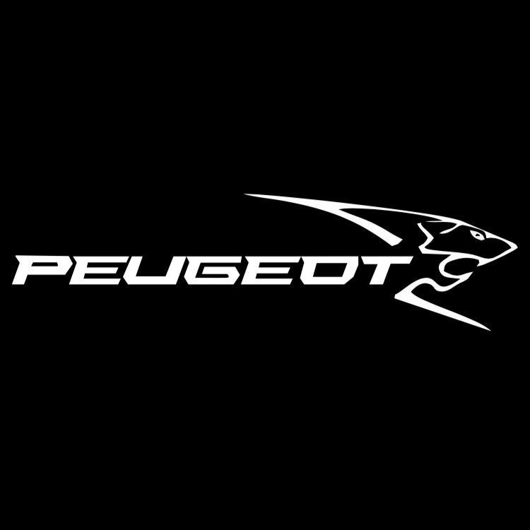 PEUGEOT ORIGINAL  LOGO PROJECTOT LIGHTS (quantity 1 = 1 sets/2 door lights) Nr.6024q64