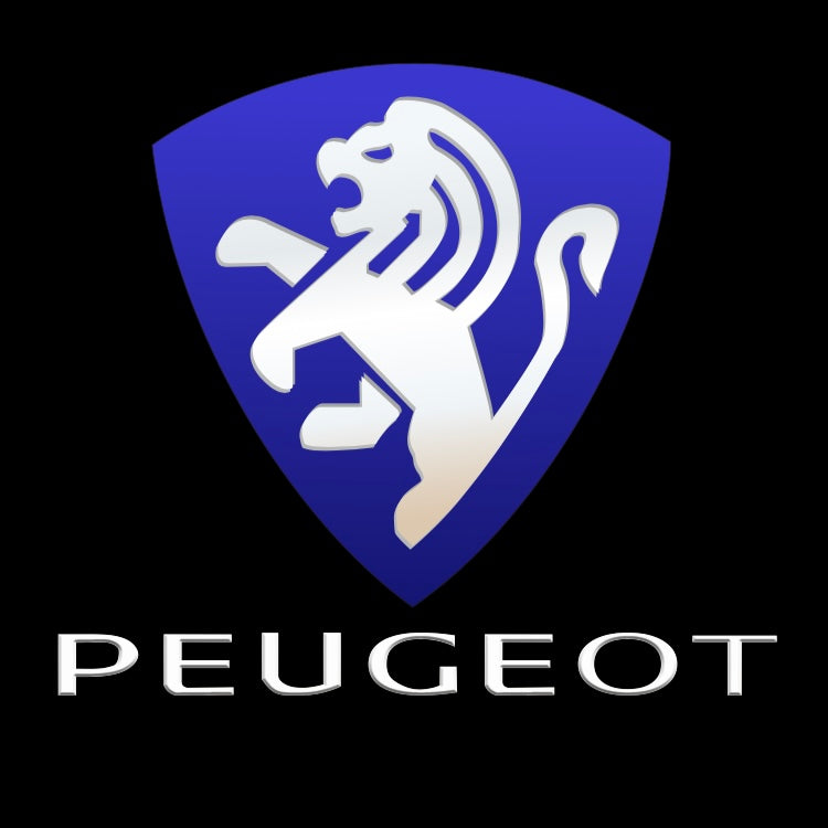 PEUGEOT ORIGINAL  LOGO PROJECTOT LIGHTS (quantity 1 = 1 sets/2 door lights) Nr.6024q70
