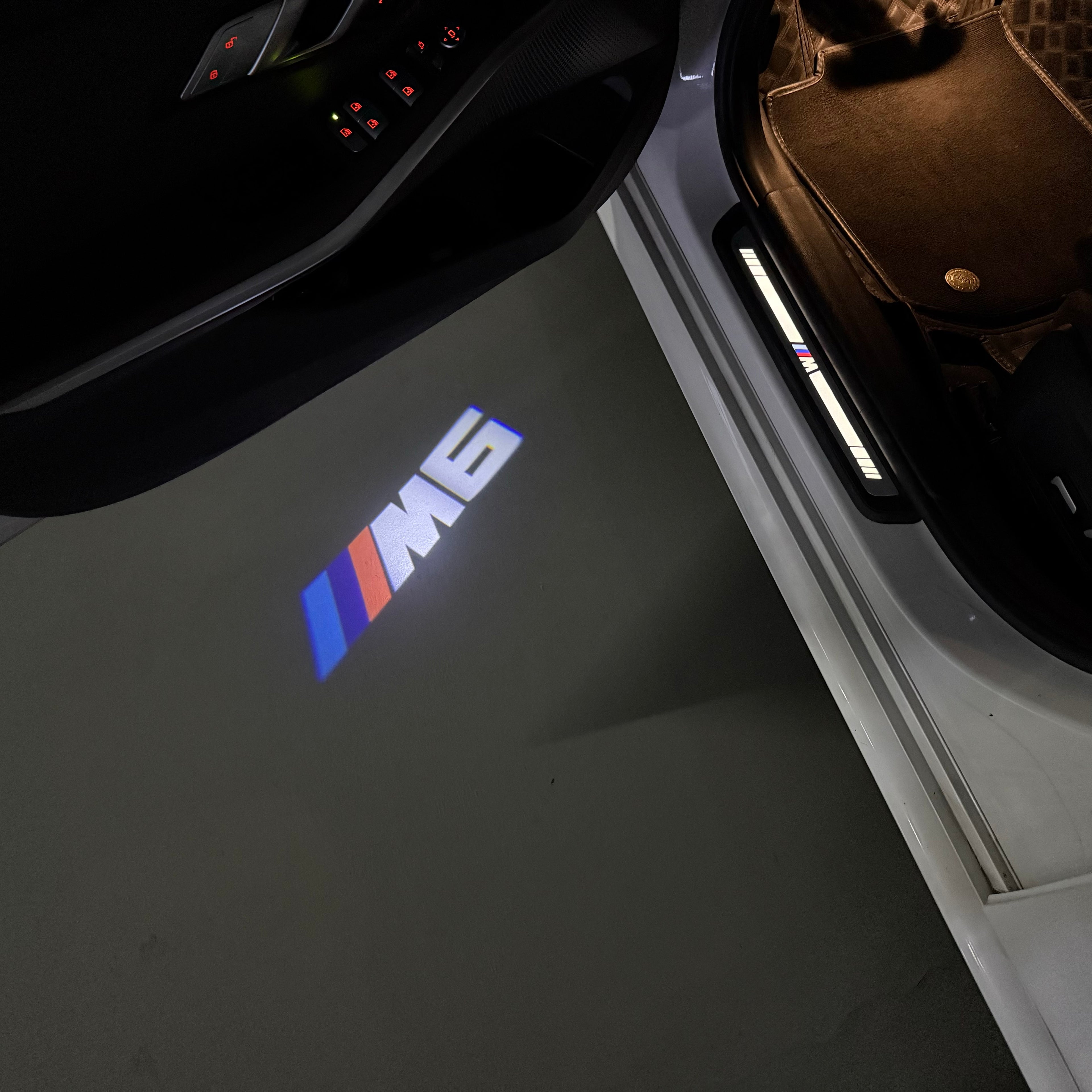 BMW M3 LOGO PROJECTOT LIGHTS Nr.24 (quantità 1 = 1 set/2 luci porta)