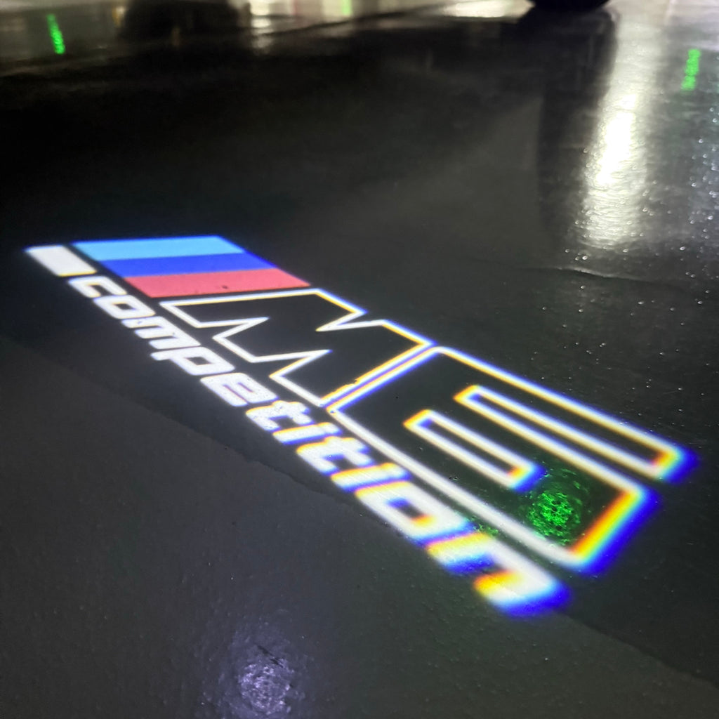 BMW M3 LOGO PROJECTOT LIGHTS Nr.24 (quantità 1 = 1 set/2 luci porta)