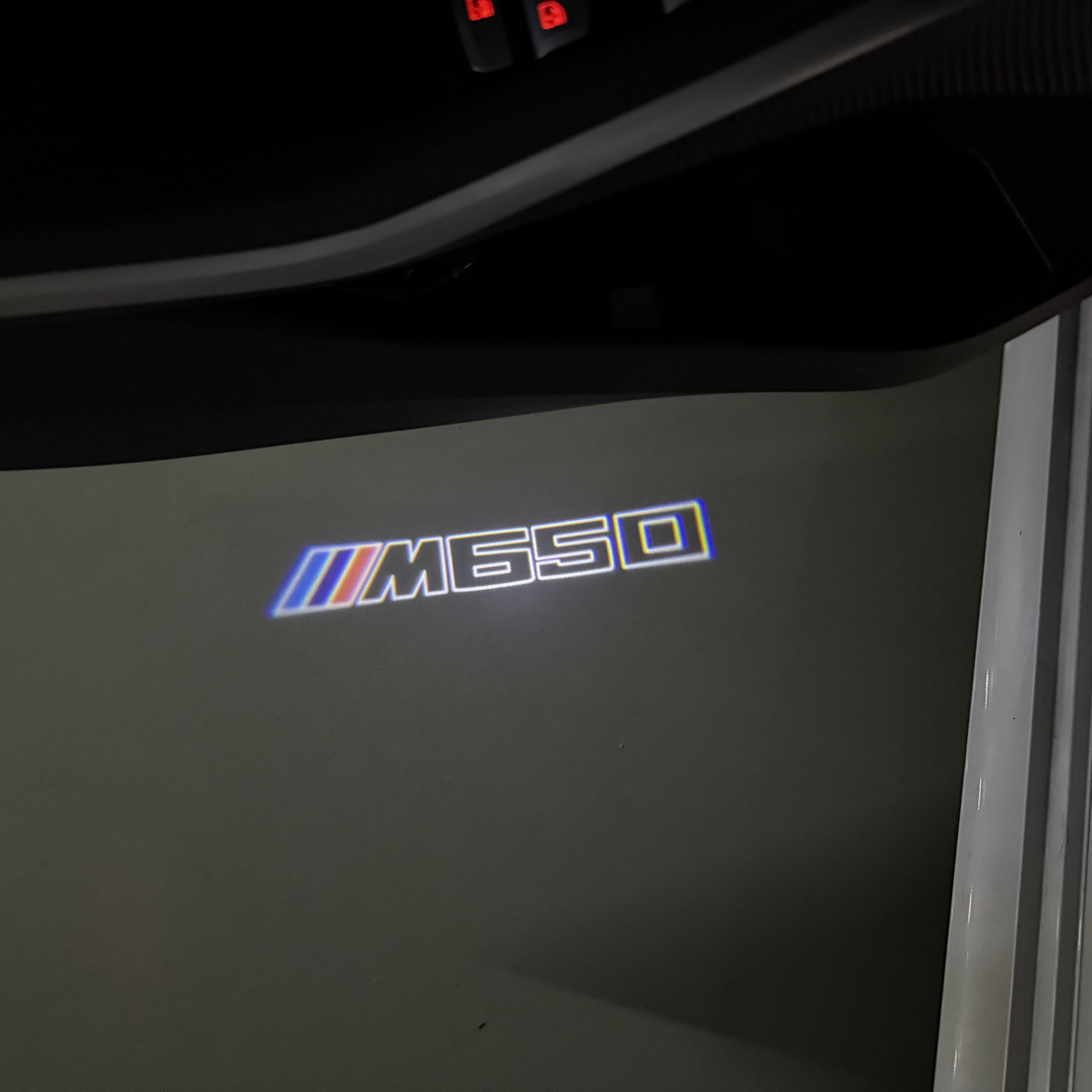 BMW M3 LOGO PROJECTOT LIGHTS Nr.24 (quantità 1 = 1 set/2 luci porta)