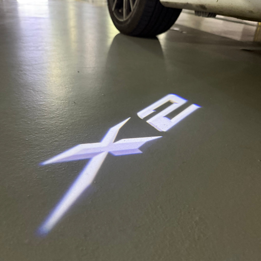 LUCES DE PROYECTOR DEL LOGOTIPO BMW M3 Nr.24 (cantidad 1 = 1 juegos / 2 luces de puerta)