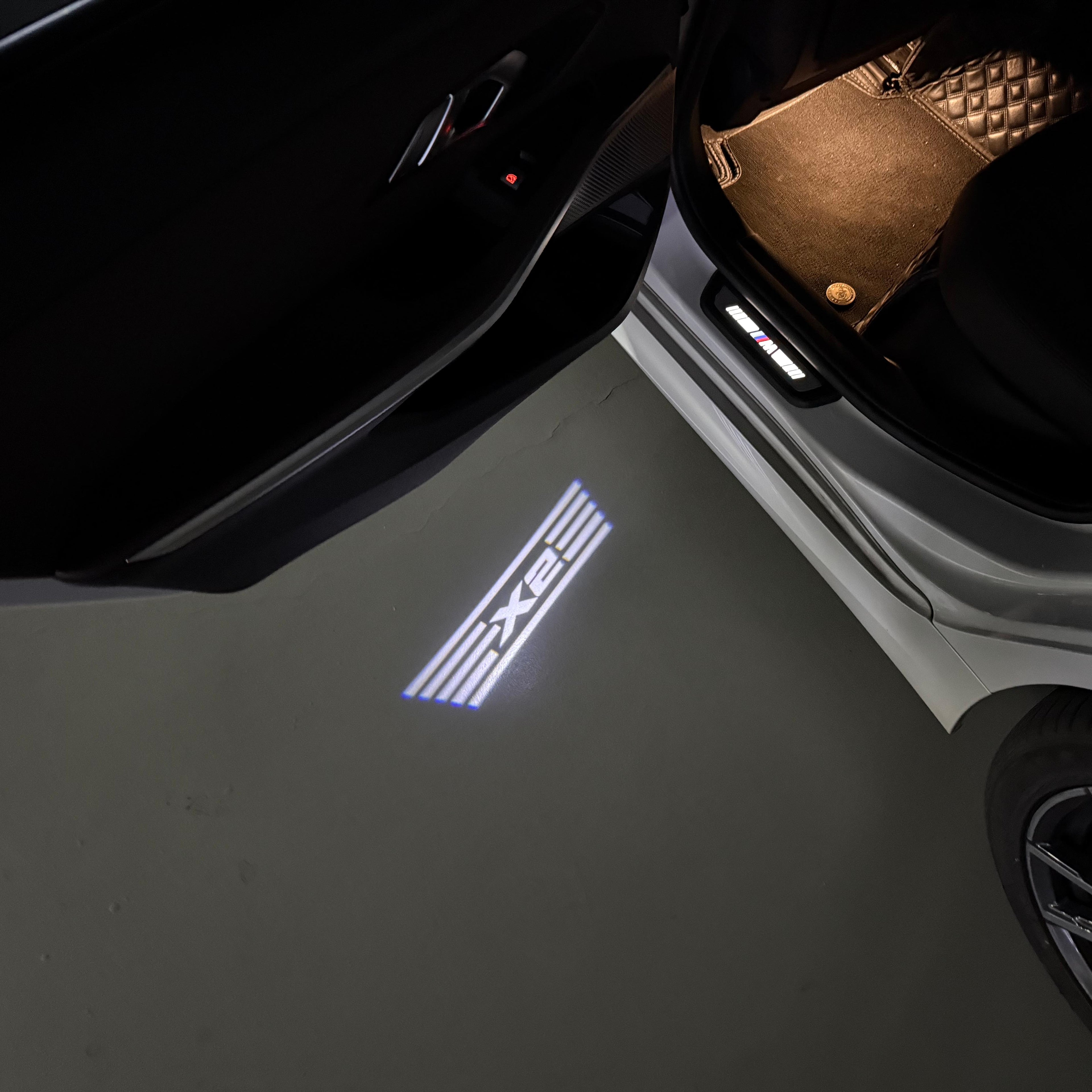 ÉCLAIRAGE DE PROJECTEUR BMW M3 LOGO Nr.24 (quantité 1 = 1 jeux / 2 feux de porte)