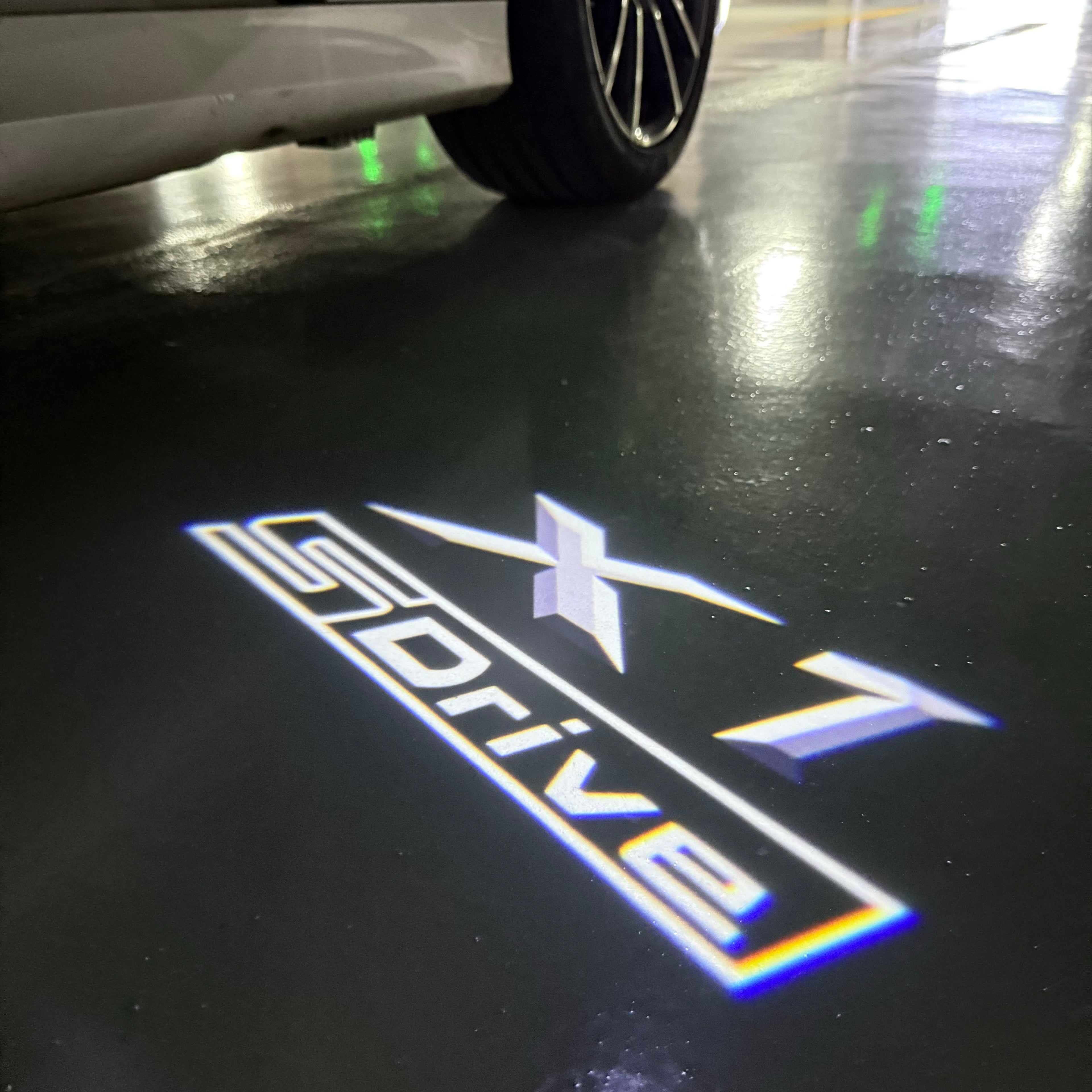ÉCLAIRAGE DE PROJECTEUR BMW M3 LOGO Nr.24 (quantité 1 = 1 jeux / 2 feux de porte)