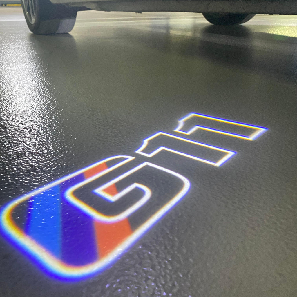 LUCES DE PROYECTOR DEL LOGOTIPO BMW M3 Nr.24 (cantidad 1 = 1 juegos / 2 luces de puerta)