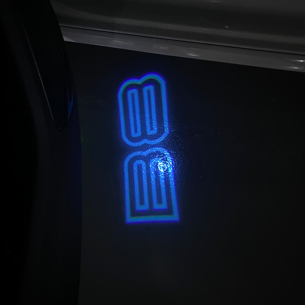 BMW LOGO PROJECTOT LIGHTS Nr.07 (cantidad 1 = 1 juego/2 luces de puerta)