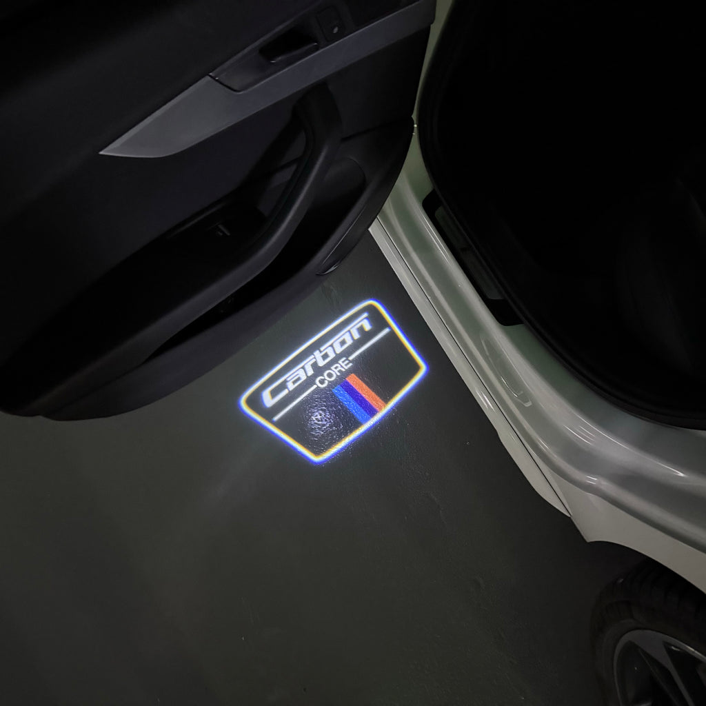 ÉCLAIRAGE DE PROJECTEUR BMW M3 LOGO Nr.24 (quantité 1 = 1 jeux / 2 feux de porte)