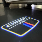 ÉCLAIRAGE DE PROJECTEUR BMW M3 LOGO Nr.24 (quantité 1 = 1 jeux / 2 feux de porte)